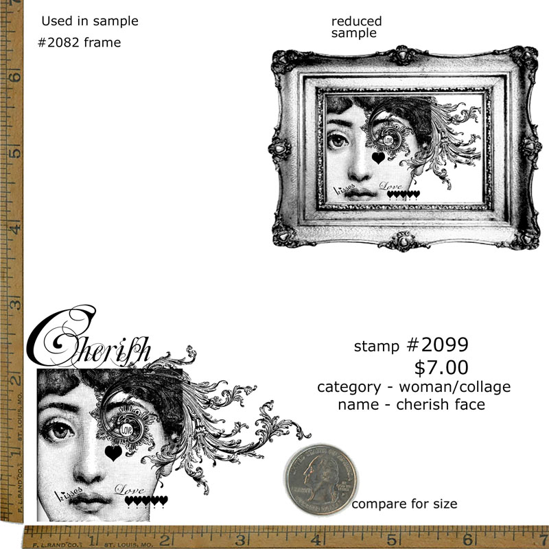 #2099 - Cherish Face - Woman/Collage
